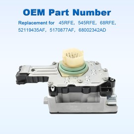 zayody Solenoid Pack Block Compatible with Chrysler 300 300C Dodge Avenger Charger Ram 1500 2500 3500 Jeep Grand Cherokee Transmission Shift Solenoid Replacement for 45RFE 545RFE 52119435AF 5170877AF