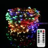 Dreamworth 40 Ft 240 LED's Copper Wire Lights,Remote Battery Operated