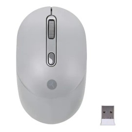Mouse Techzone Inalámbrico Click Silencioso 1600 Dpi Gris Gris