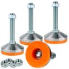 WUEIBUZUDAO Heavy Duty Leveler Leg,Leveler Feet 3.14" Dia Base,Adjustable Leveling