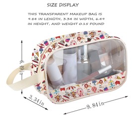 Circus Makeup Bag Circus Gifts Circus Monkey Gifts Our Family Is Just One Tent Away From a Full Blown Circus Zipper Pouch