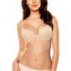 Vivisence 1040 Women's Strapless Push-Up Bra Front Closure Inserts Cup