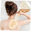 Baluue Ergonomic Body Scrubber Set 2pcs Sisal Silk Bath Brush