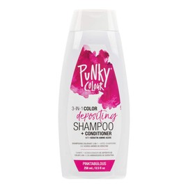 Punky Pinktabulous 3-in-1 Color Depositing Shampoo & Conditioner with Shea Butter and Pro Vitamin B That Helps Nourish and Strengthen Hair, 8.5 oz