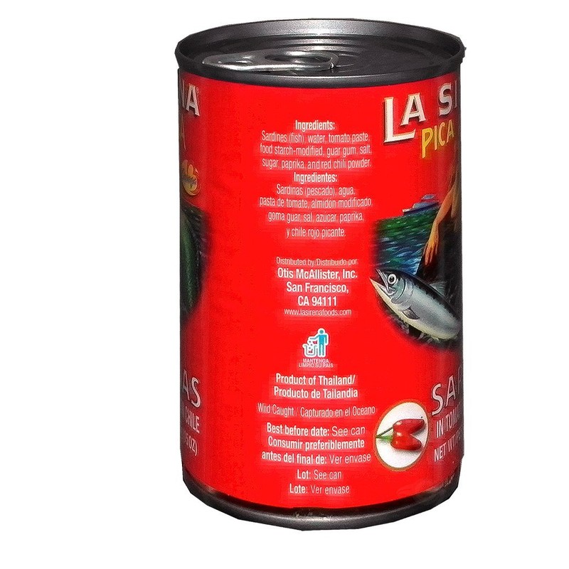 La Sirena Sardines Pica Pica 15 oz