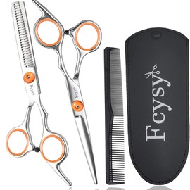Hair Scissors Thinning Scissors Set, Fcysy Professional Hair Cutting Scissors Hairdressing Scissors Hairdresser Hair Scissors Hairdressing Thinning Scissors Hairdressing Scissors Hairdressing Scissors