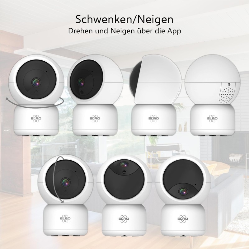 ELRO CI5000 Indoor WiFi IP Surveillance Camera with Motion Sensor