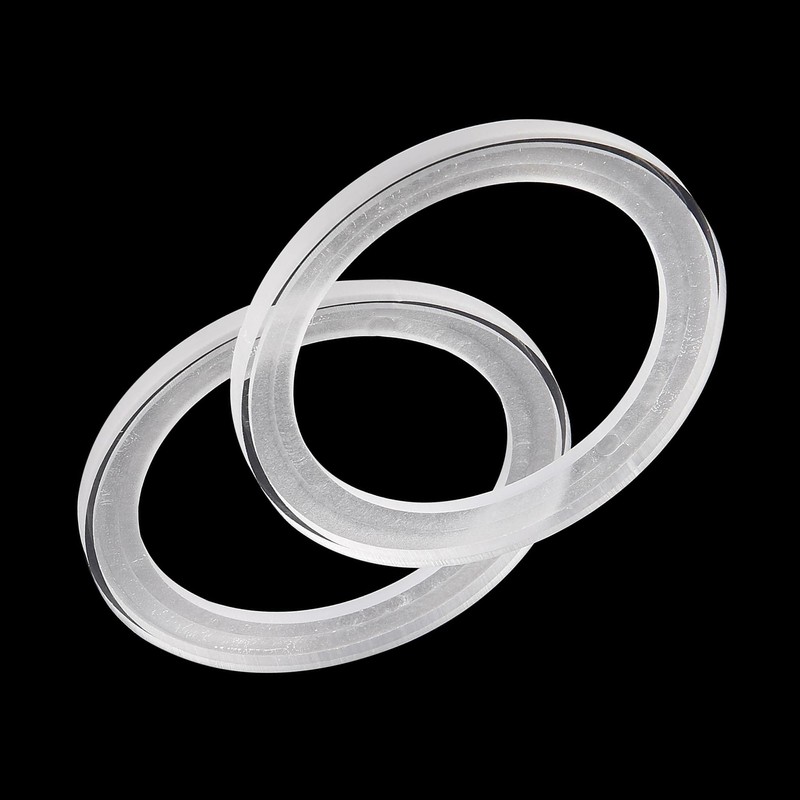 MACHSWON 2Pcs Car Speaker Spacer Ring Mounting Spacer Plate Transparent