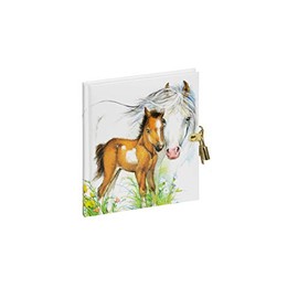 Pagna Cute Foal Diary 128 Sheets with Lock