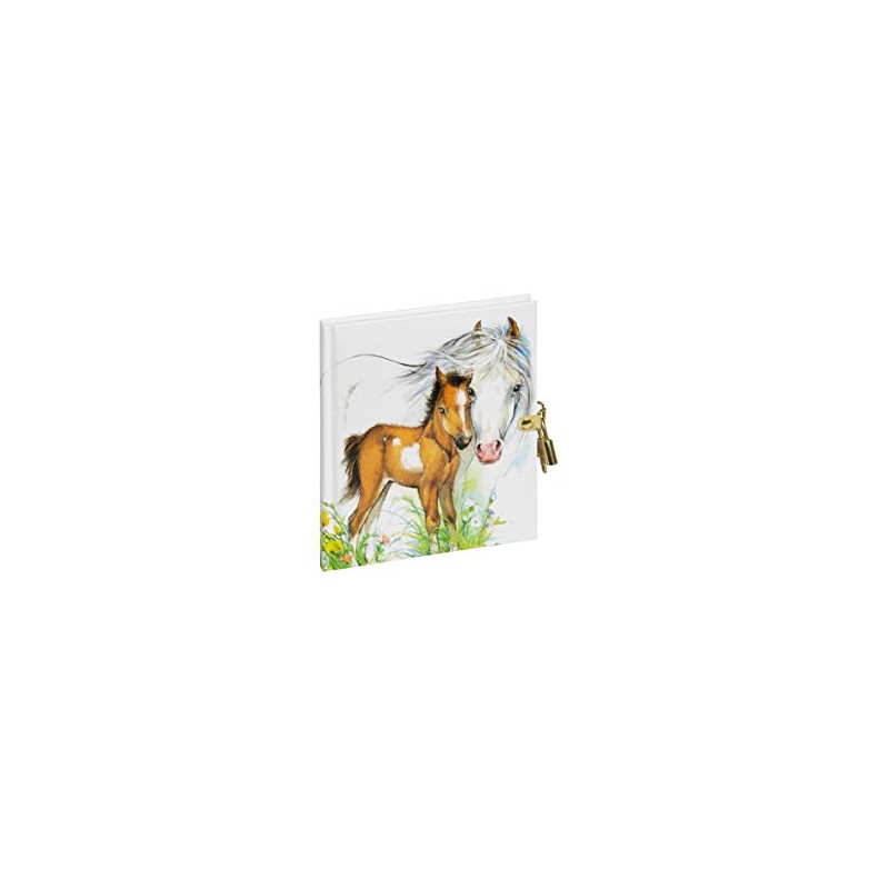 Pagna Cute Foal Diary 128 Sheets with Lock