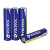 Volteck RE-AAA2, Pilas recargables, uso general, AAA, 600 mAh, 4