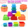 Cosaway Baby Stacking Nesting Cups Toy, Montessori Toys for Toddlers