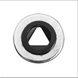 USA SEALING ZMBSW-17 Thread Seal, Zinc,Plated Steel with Buna,N Rubber, 5/16" Screw Size, Pack of 5