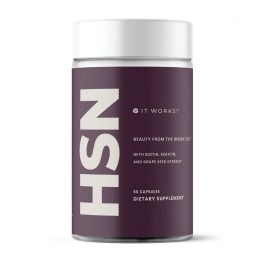 It Works! Hair Skin Nails Biotin Keratin Newest Bottle Design 60 Capsules