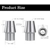 OUBULU 5/8” Heim Joints Rod End Kit, 0.625” Chromoly Joints