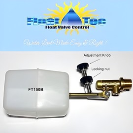 Float-Tec, Control Devices MP autofill swimming Pool Float valve water level fill with easy adjustment