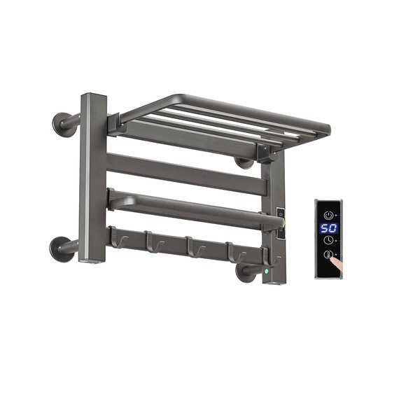 Abamabby 110V Wall Mounted Electric Towel Warmer Rack Electric Heated
