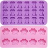 2-Piece Puppy Dog Paw Baking pan, Silicone Dog Bone Cookie