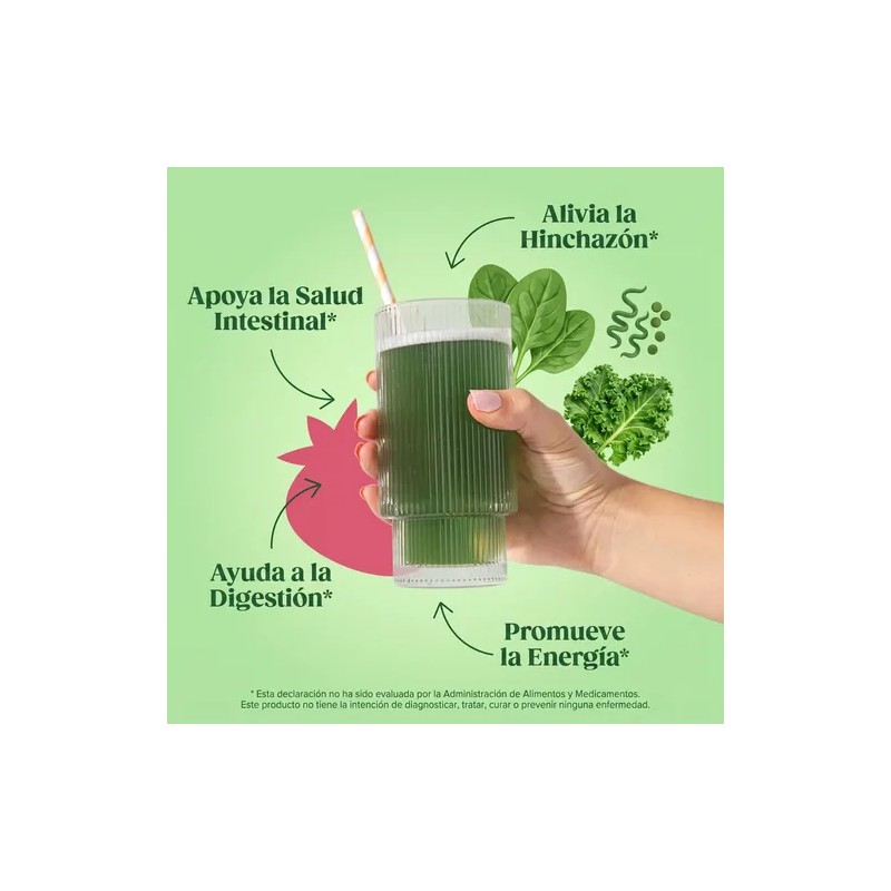 Bloom Greens Original Con Fibra Y Probióticos 25 Porciones