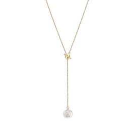 Alex and Ani Coin Pearl Toggle Y Necklace