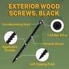 LIONMAX Deck Screws 1-1/4 Inch, Wood Screws #8 x 1-1/4",