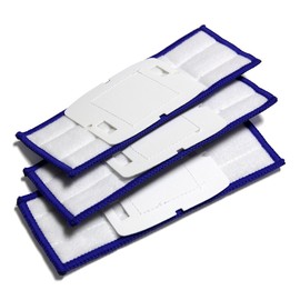 MaximalPower Replacement 3 Pack Washable Reusable Wet/Dry Mopping Pads for iRobot Braava Jet 240 (3)