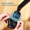Veemoon 10pcs Office Chair Caster Stopper Cup Chair Wheel Protector