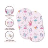 100% Cotton 2 Pcs Moses Basket Fitted Sheets - Breathable,
