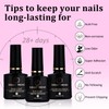 Acrylic Nail Kit with Drill: 20g Clear White Pink Acrylic