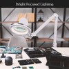 Brightech LightView Pro Magnifying Desk Lamp, 2.25x Light Magnifier with