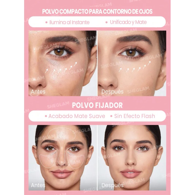 Sheglam Polvos Rostro Y Ojos Insta-ready Bubblegum Bubblegum