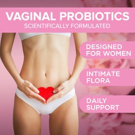 Vaginal Probiotics 240 Tablets Supports Immune System & Vaginal Health Made in The UK 3 Billion CFU Probiotic Supplement for Women (240, Vaginal Probiotics)
