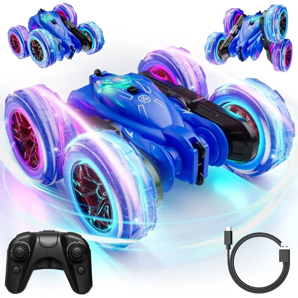 Rechargeable Remote Control Cars with Lights, Rc Cars for Kids