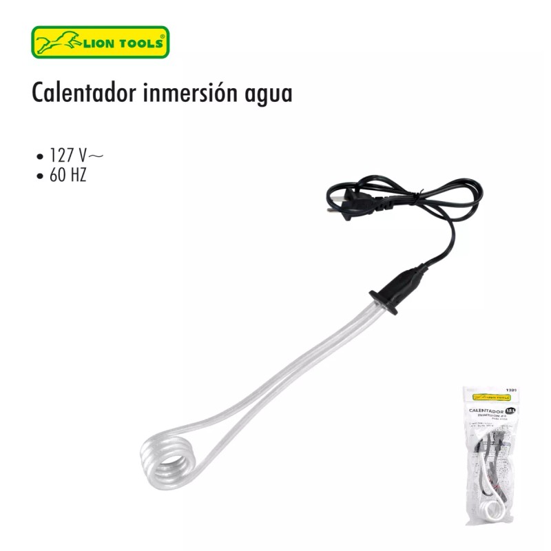 Lion Tools Paquete 5 Calentadores De Inmersion De Agua 20lts