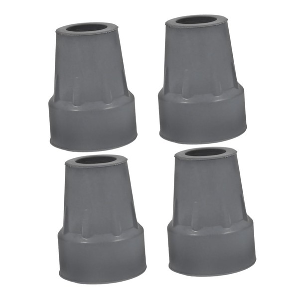 ORFOFE 4pcs Rubber Cane Tips for Diameter Walking Sticks Nonslip