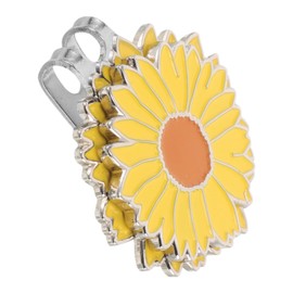 FOMIYES Golf Hat Clip with Flower Ball Marker Stylish Metal Hat Retainer for Golfing Accessories Enhance Accuracy Confidence Durable Versatile