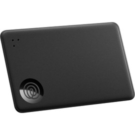 Life360 Tile Slim - Localizador Bluetooth para Carteras, Etiquetas de Equipaje, pasaportes y más. Compatible con iOS y Android. Paquete de 1 (Negro)