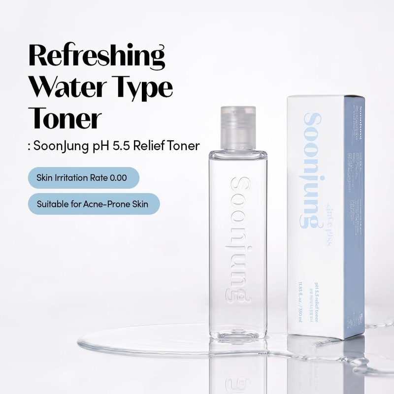 Etude House Soonjung pH5.5 Relief Toner 200 ml, Skin Care