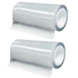 Hakolisz Waterproof Repair Tape for Pool,Leather, Awning, RV Roof, Underbelly, Tarp, Tent, Sail and Boat Cover Outdoor Repair Patch,5 Inch x 5FT,Heavy Duty, Clear(2 PCS)