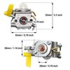 C1U-H60 Carburetor Kit Replacement for Zama Homelite Ryobi 25cc 26cc