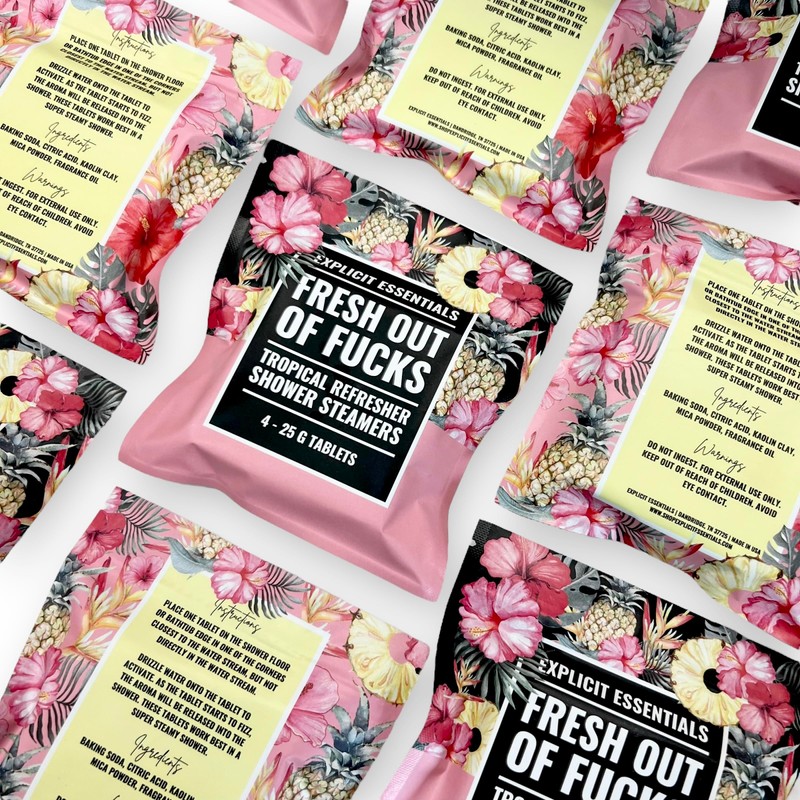 Swear Shower Steamers, Self Care Gift Idea, Shower Bombs, Explicit