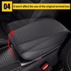 AOMSAZTO Black Center Console Armrest Cover for Honda Accord Crosstour
