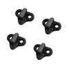 Tachiuwa 4pcs/pcs Lashing Hooks/Bungee Hooks/J Hooks for Boat Canoe Kayak