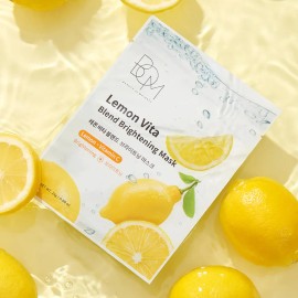 Bom Lemon Vita Blend Mascarilla Iluminadora Pzas Todo Tipo Piel