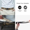 SUOSDEY Travel Money Belt, Nylon Hidden Money Pocket Belt with