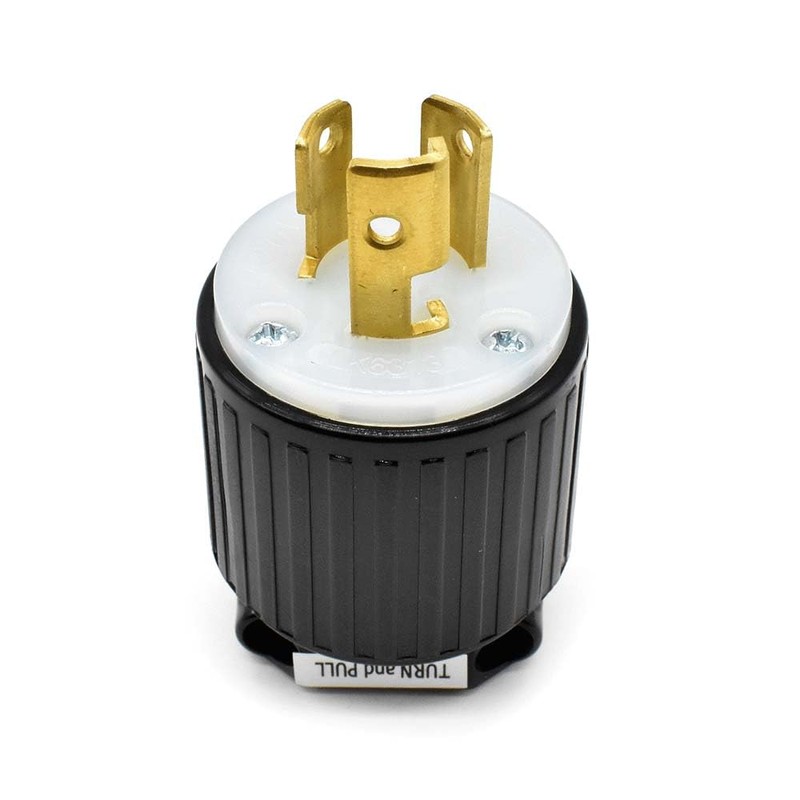 Superior Electric YGA031 Twist Lock Electrical Plug, 3P 15A 277V