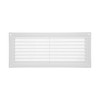 5" x 12" Inch White Plastic Ventilation Grille with Insect