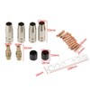 ULTECHNOVO 1set Electric Welding Accessories Kit for Torch Including Nozzle