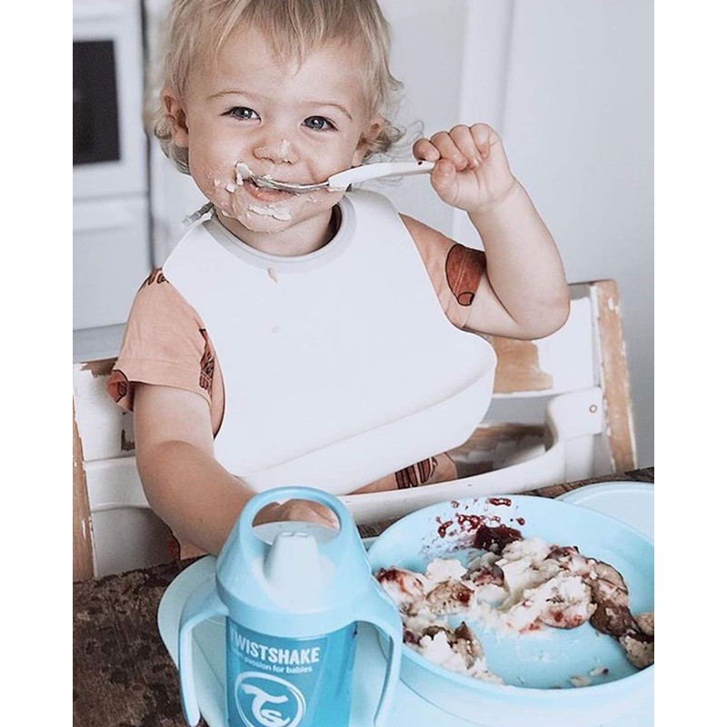Twistshake Kinderbesteck EsslernBesteck aus Edelstahl zum Lernen, Besteckset für Kleinkinder,