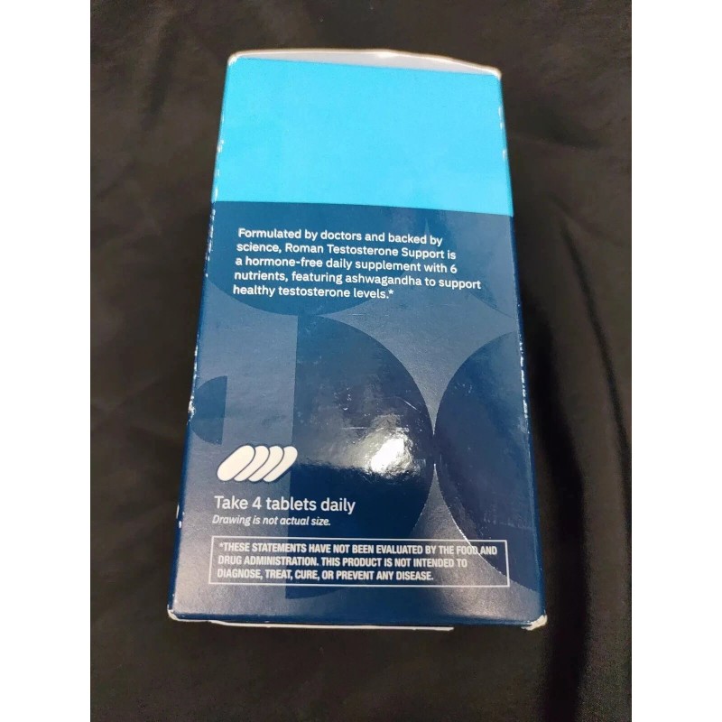 Roman Test Support Ashwagandha Root Extract, Magnesium, Maca, Zinc Exp